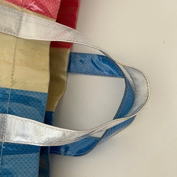 Comme Des Garcons Mens Large Foldable Pvc Tote Bag - Picture 4 of 10